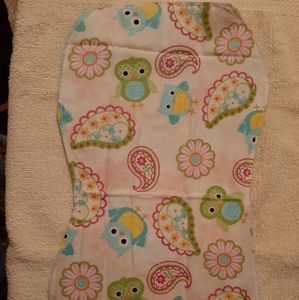 Handmade Baby Girl Burp Cloth